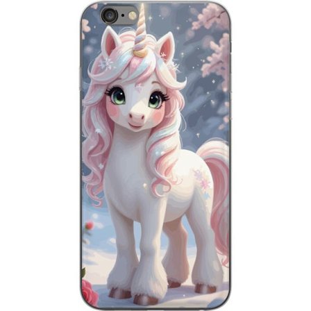 Yhteensopiva Puhelinkuori Apple iPhone 6 Plus Minimalistinen glitch-typografia tekstillä cute but psycho neon-maisessa väriefektissä