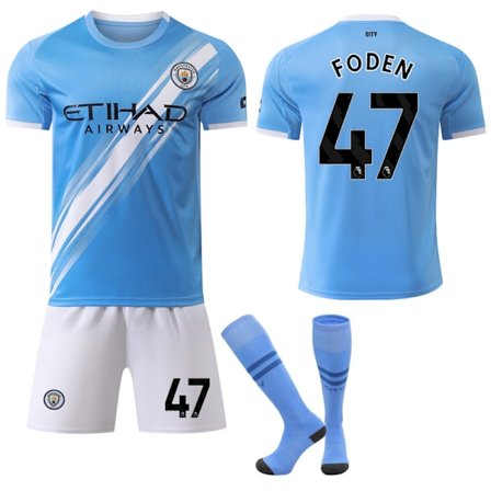 Manchester City Kotipaita 2025/26 - Foden 47 lapsille ja aikuisille[JUN]