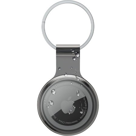 Airtag-kotelo avaimenperällä, Airtag-pidike yhteensopiva Apple AirTagien kanssa, vedenpitävä ja pölytiivis ja törmäyssuojattu Airtag-kuori 