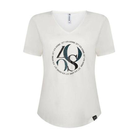 Zoso T-shirt , Wit , Dames , Maat: S