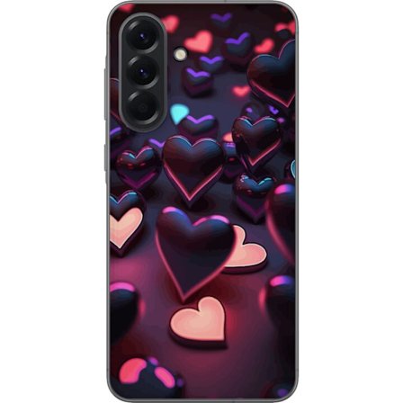 Kompatibelt Mobilskal till Samsung Samsung Galaxy A56 Midnattshjärtan