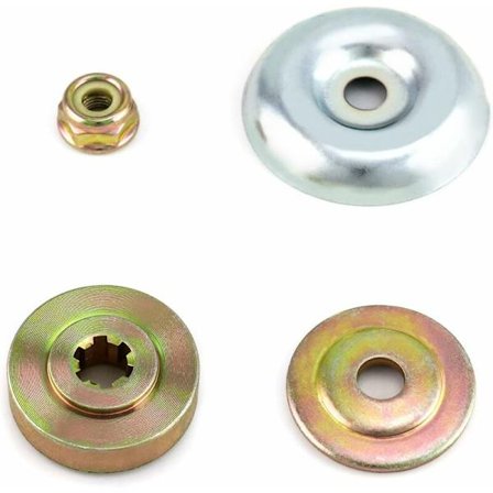 4 st metallersättningsmuttrar kit för växellådsblad, reservdelar f