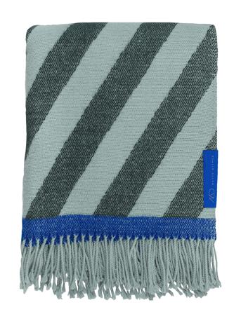 Retro Throw Home Textiles Cushions & Blankets Blankets & Throws Green Mette Ditmer