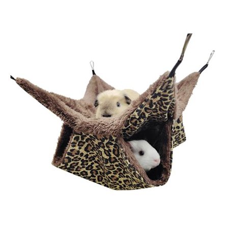 Fåglar Hängmatta Plysch Hängande Hus mådjur Ekorre 2 Layer Hammock Beds