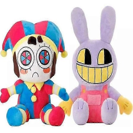 2 stk. Digital Circus Plyslegetøj