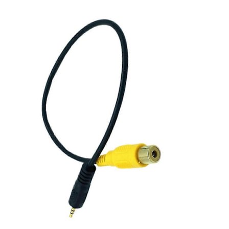 RCA till 2,5 mm AV-IN Kabel Bil Backkamera TILL GPS 2,5 mm 0.-Bra