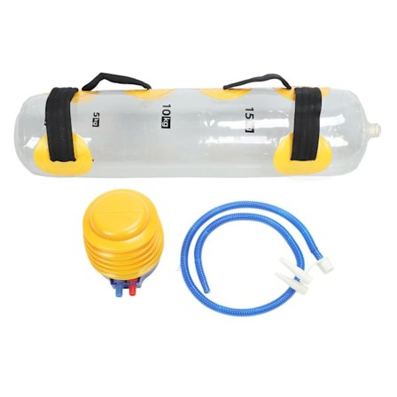 Fyll vatten träningsvikt väska PVC hög kapacitet tätning press lock vatten vikt träning kraft väska för män kvinnor