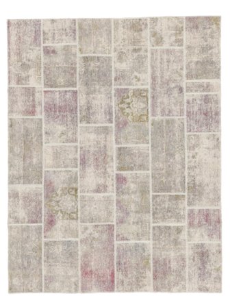 Annodato A Mano Patchwork Tappeto 195X248 Persiano Di Lana