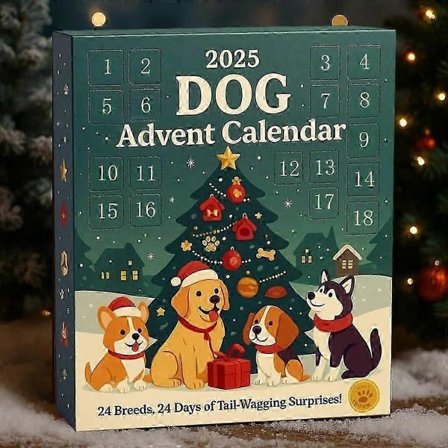 Hunde Adventskalender 2025 Julehundleker 24 Sett Jule Nedtellingskalender Gave WUD8478