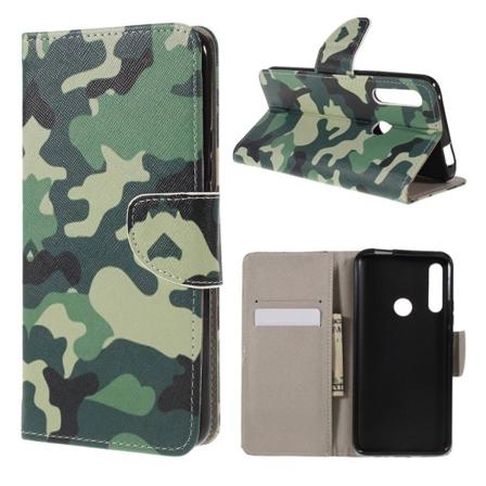 Wonderland Huawei P Smart Z etui - Camouflagemønster Green