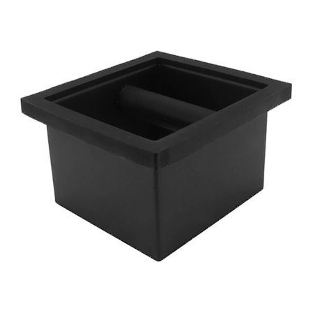 Kaffe Knock Box Chute Rostfritt Stål Inbyggd Skrivbord Bottenlös Slag Hink För Hemmet