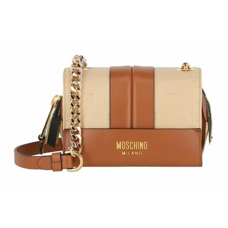Moschino, Cross Body Bags Beige, Dames, Maat:ONE Size