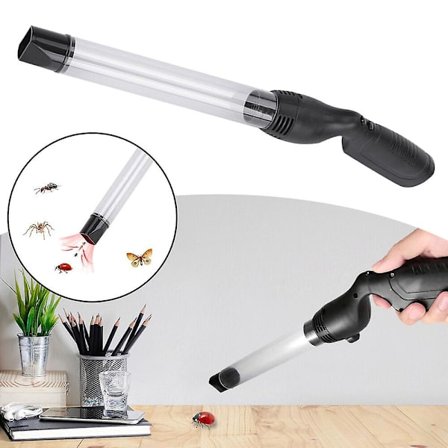 Insektsfångare för spindlar och flugor Humana Vac Led-belysning No Kill Bärbar