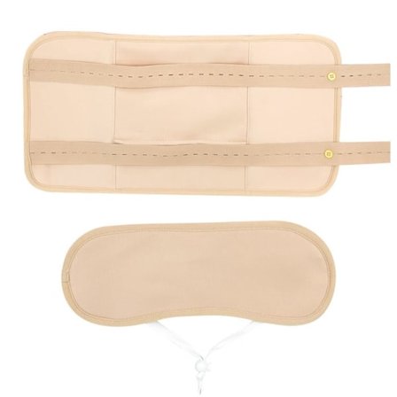 Gjenbrukbar dame Ricin Oil Pack Wrap Midjeomslag Justerbar