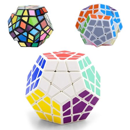 Puslespill Pentagon / Magisk kube - 12-siders hvit