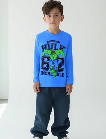Marvel Tshirt - Blue - 140