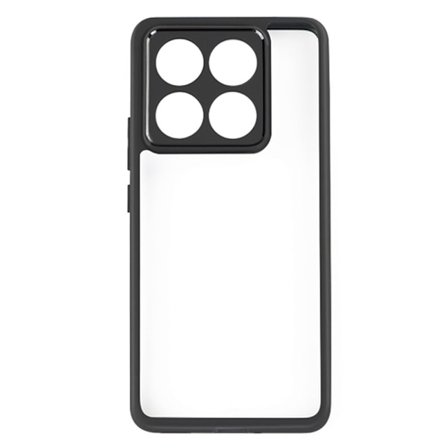 Stødsikkert PC+TPU Cover til Xiaomi 14T - Gennemsigtigt Bagcover