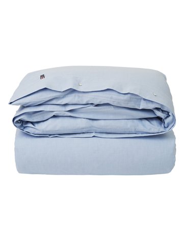 Lexington Icons pinpoint duvet blue