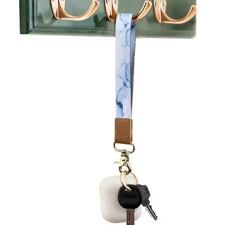 Håndleds nøglering til kvinder og mænd, nøglering holder, håndleds snor til nøgler