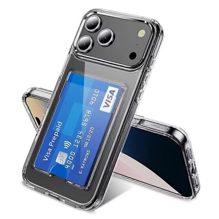 iPhone 17 Pro Max Transparent Plånboksskal