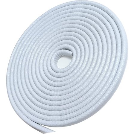 5M Hvid Bil Dørbeskyttelse, Limfri U-Form Gummikantbeskytter til de fleste biler