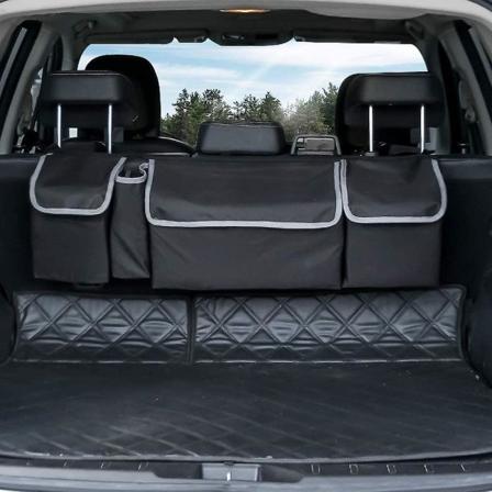 Car Organizer, Trunk Opbevaring og Trunk Organizer tilbyder dig den størst mulige opbevaringsplads. Brug den som bagageopbevaring på bagsædet og 