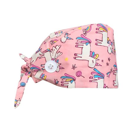 Operationshattar Sjuksköterskor Kalebassformad Långtidsservice Ren Färg Matt