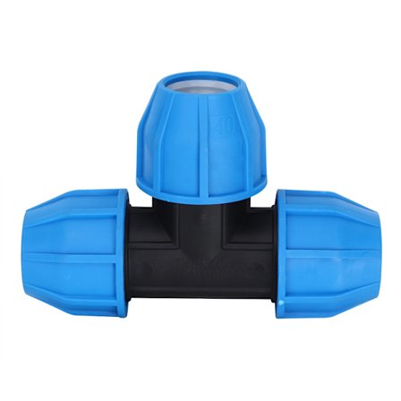 PE-muovi 40mm T-liitin vesiputken liitäntäliitin