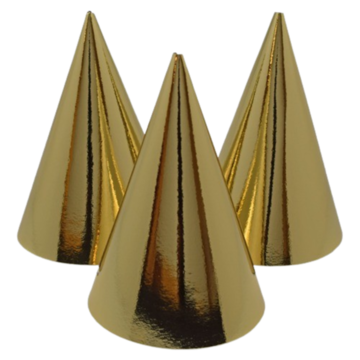 Hisab Party Hatt Foil 6-Pack