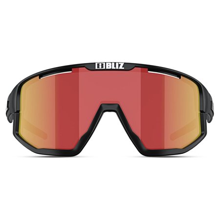 Gafas de sol envolventes negras y rojas | Bliz 0ZB7001 para hombres - Gafas de sol deportivas