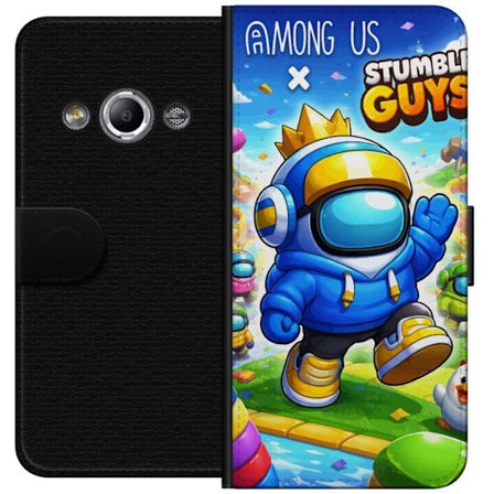 Yhteensopiva Lompakkokotelo Samsung Galaxy Xcover 3 Crowned Space Runner