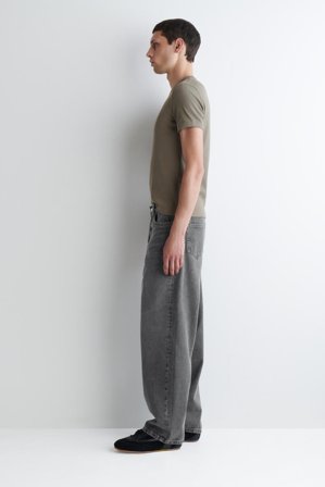 COS Men's Rider Straight-Leg Jeans in Black