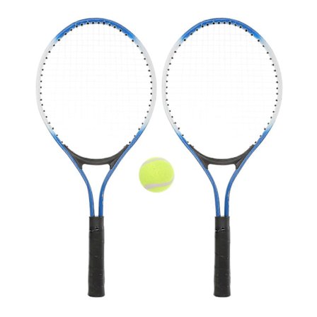 1 Sett Mini Tennisracket i Legering Foreldre-Barn Sportsspill Leker Spill Lek Sportsartikler for Barn Tenåringer Utendørs (Svart)-XF14-