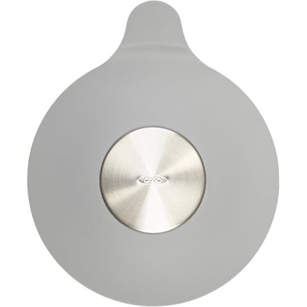 Good Grips Silikon/Rostfritt Stål Badkarsplugg, Grå