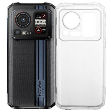 Til Hotwav Cyber 15 Etui Blød TPU Beskyttende Telefon Cover - Sort