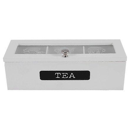 3 Fack Bambu System Te Påse Förvaringslåda Smyckeskrin Te Box Organizer Trä Sockerpaket