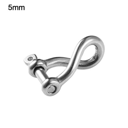 Kiinteä karabiini D jousi niitit 5 mm