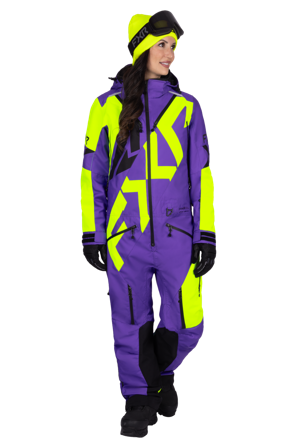 Anzug FXR Cold Cross CX Lite 26 Damen Dunkel Amethyst/HiVis 6