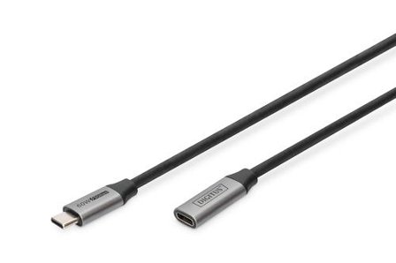 Digitus USB-C/m to USB-C/F PD60W Gen1 USB3.0 Extension Cable 1m 4K 60Hz NS
