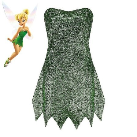 Pixie Tinker Bell Halloween Prinsessa Cosplay Mekko Tinkerbell Asu Wxcteam