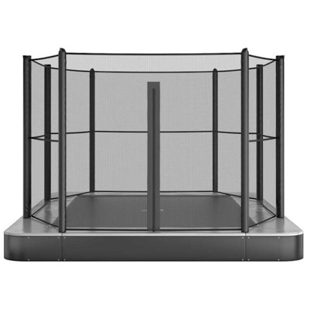 Acrobat Buried Trampolin Primus Flat 427 x 305 cm, Sort