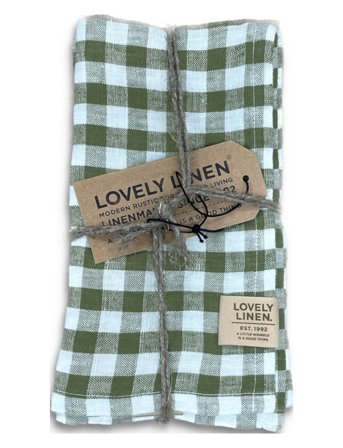 Misty Napkin Green Lovely Linen