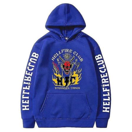 Things 4 The Hellfire Club Hoodie Halloween Kostume Hoodie Frakke S 2XL