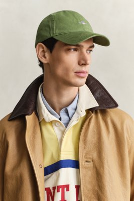 GANT - SHIELD COTTON TWILL-LUES til herre herb green