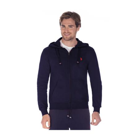 U.s. Polo Assn., Zip-throughs Blauw, unisex, Maat:M