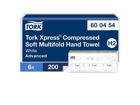TORK Pappershandduk Xpress Komprimerad Mjuk Multifold Advanced H2 1200/fp - Lyreco - Städ och hygien - Toalettpapper och torkpapper - Pappershanddukar
