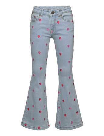 Tnlaflared Embroidery Jeans Blue The New