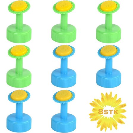 8 st cap, cap, plastvattenkapslar, cap, vattenkannamunstycken, minisprinklerflaskvatten, bonsaivattenkanna
