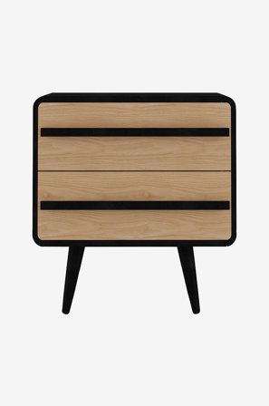 Loft24 - Yöpöytä Chantal - Musta - Yöpöydät - - Homeroom