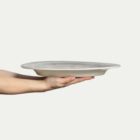 Mateus Stripes Fat Grå 30x35